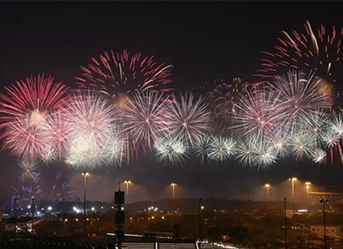 宁陵县焰火晚会